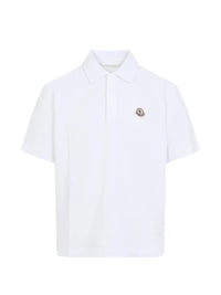 Logo Cotton Piqué Polo Shirt Women