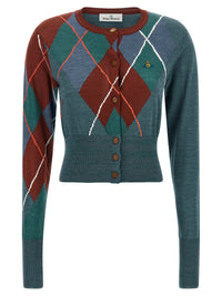 VIVIENNE WESTWOOD Vivienne Westwood Women 'Argyle Cropped' Cardigan