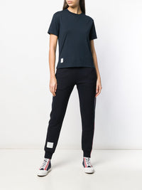 Thom Browne Women Logo-Patch Short-Sleeve T-Shirt