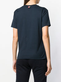 Thom Browne Women Logo-Patch Short-Sleeve T-Shirt