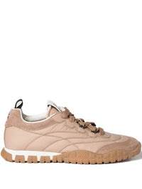 MIUMIU Tyre Technical Fabric And Suede Sneakers Women