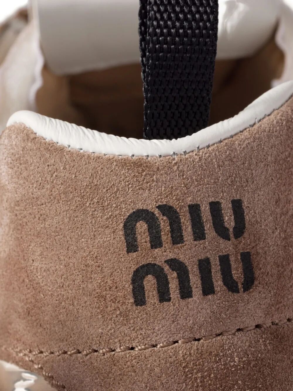 Miu Miu Women Tyre Technical Fabric And Suede Sneakers