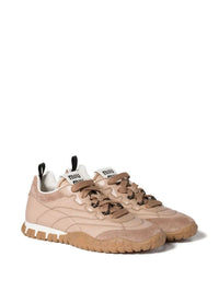 MIUMIU Tyre Technical Fabric And Suede Sneakers Women