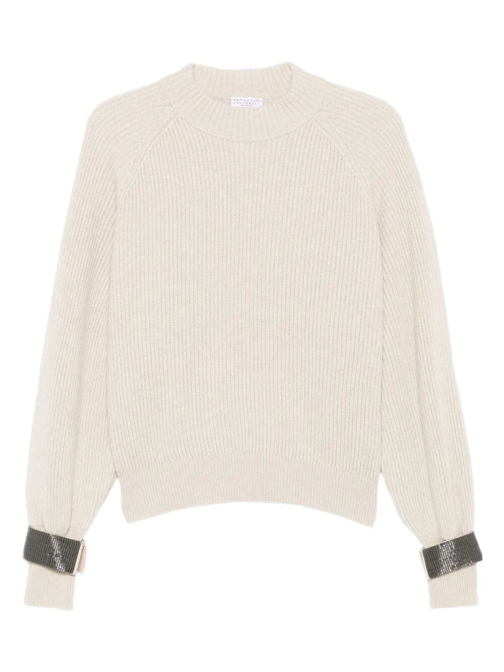 BRUNELLO CUCINELLI Brunello Cucinelli Women Maglione A Coste Con Polsini Gioiello