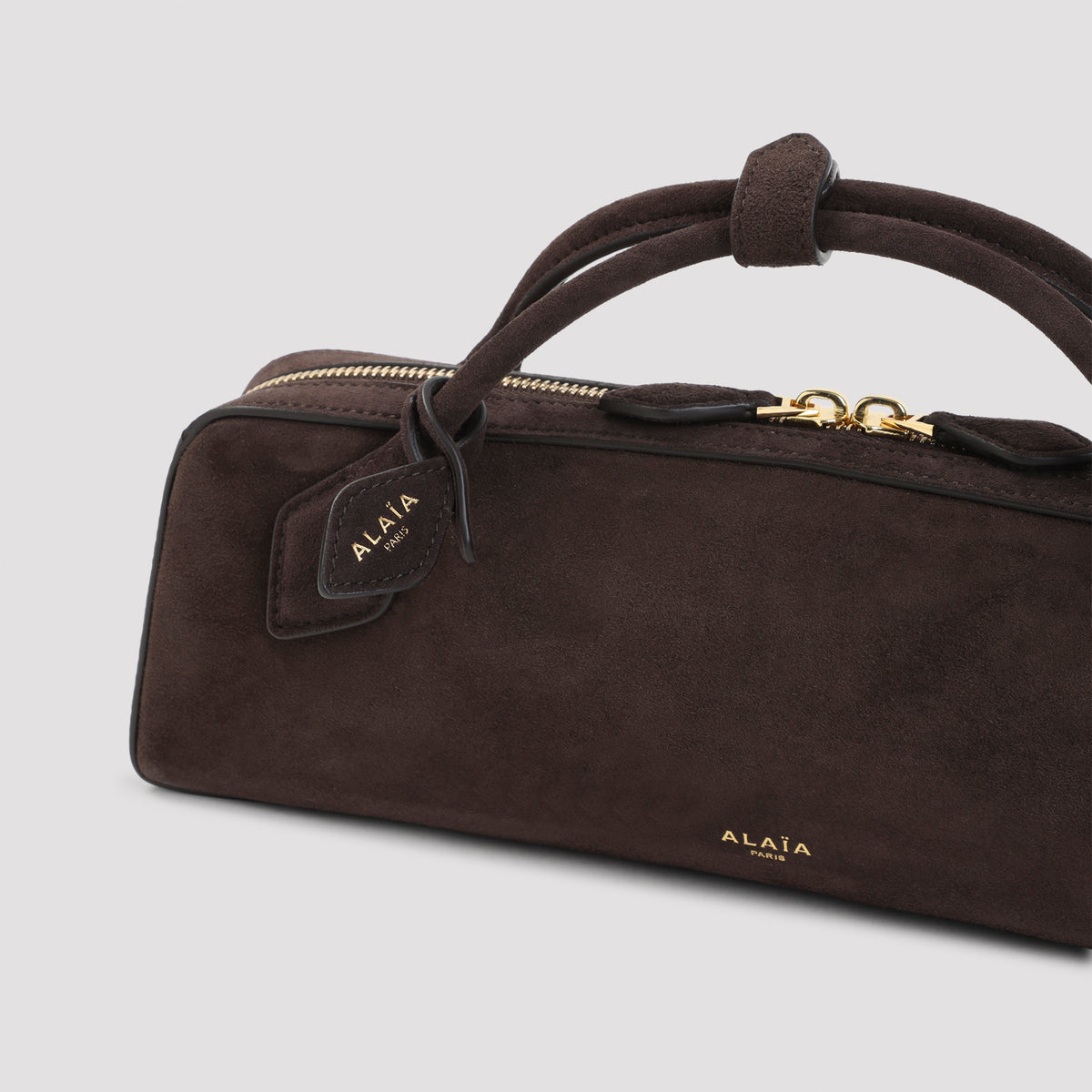 ALAÏA Alaïa Teckel Suede Clutch Women