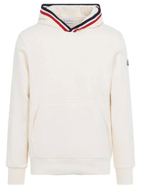 MONCLER Felpa Con Cappuccio Con Profili A Righe Women