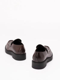 Prada Prada Men Aged Leather Loafers