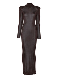 Self-Portrait Women Long Viscose Knit Dress