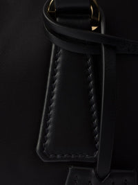 Prada Women Re-Nylon And Leather Medium Top-Handle Bag With Padlock