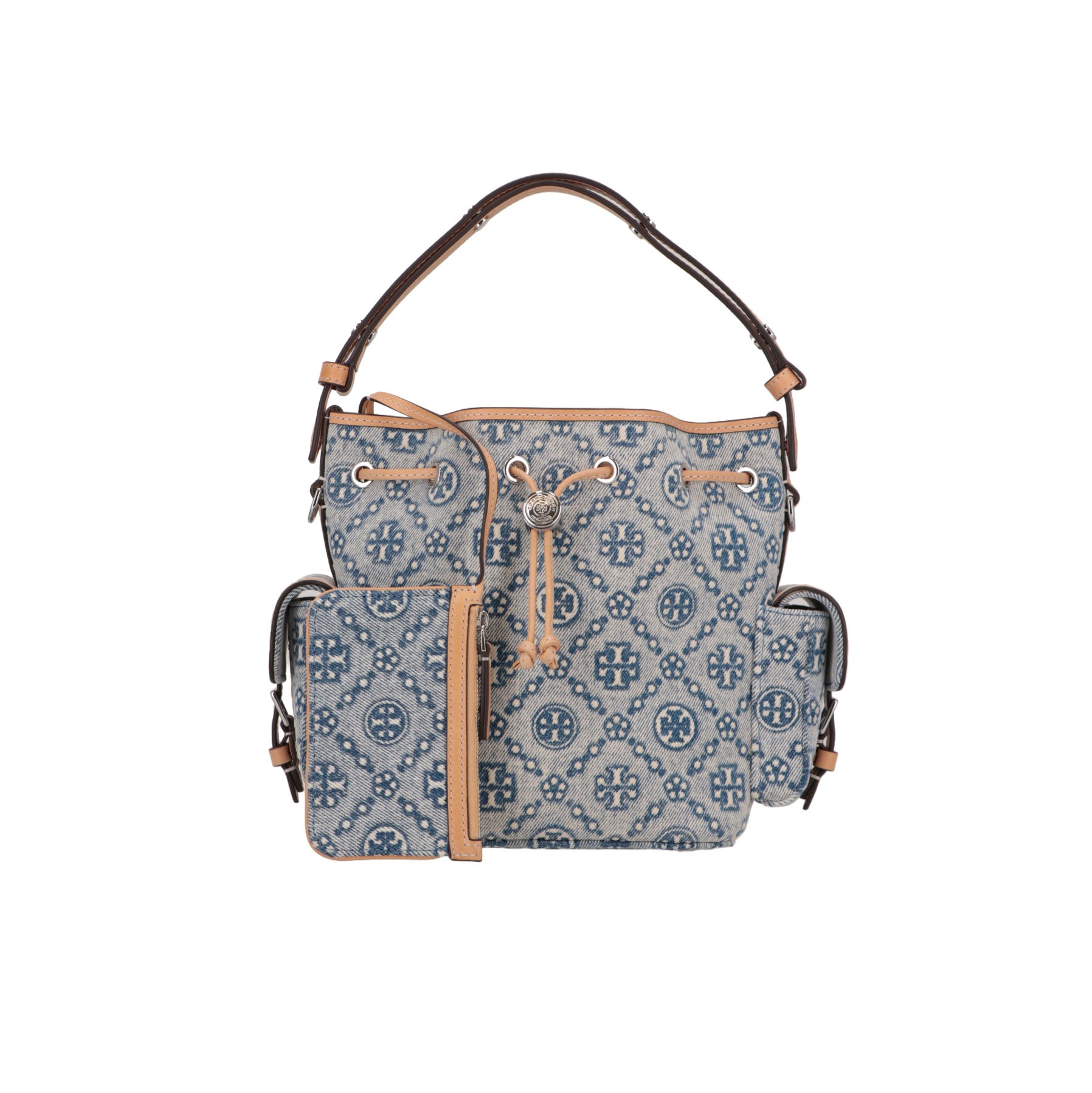 TORYBURCH Tory Burch Womens Powder Blue Shoulder Bag