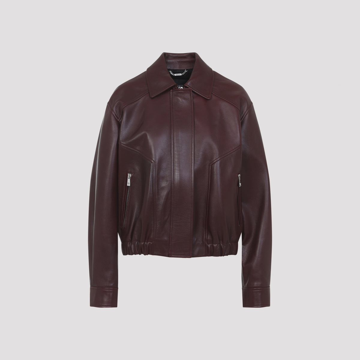 Versace Bufalo Leather Blouson Women