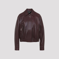 Versace Bufalo Leather Blouson Women