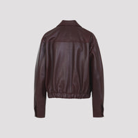 Versace Bufalo Leather Blouson Women
