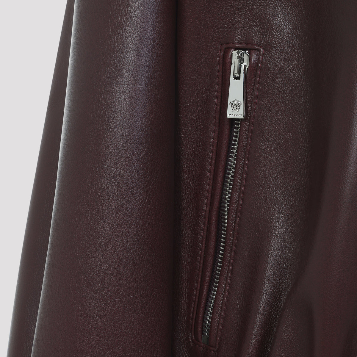 Versace Bufalo Leather Blouson Women