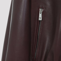 Versace Bufalo Leather Blouson Women