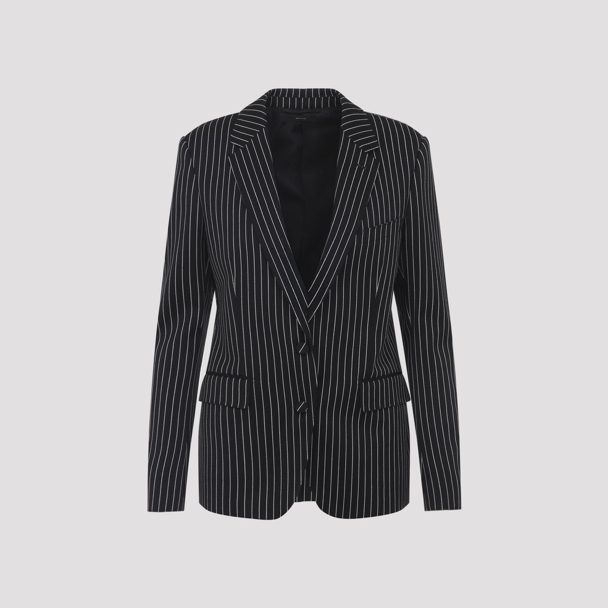 Tom Ford Striped Wool Barathea Jacket Women