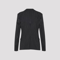 Tom Ford Striped Wool Barathea Jacket Women