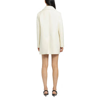 Prada Prada Double-Breasted Wool Coat Women