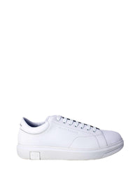 Armani Exchange White Leather Sneakers