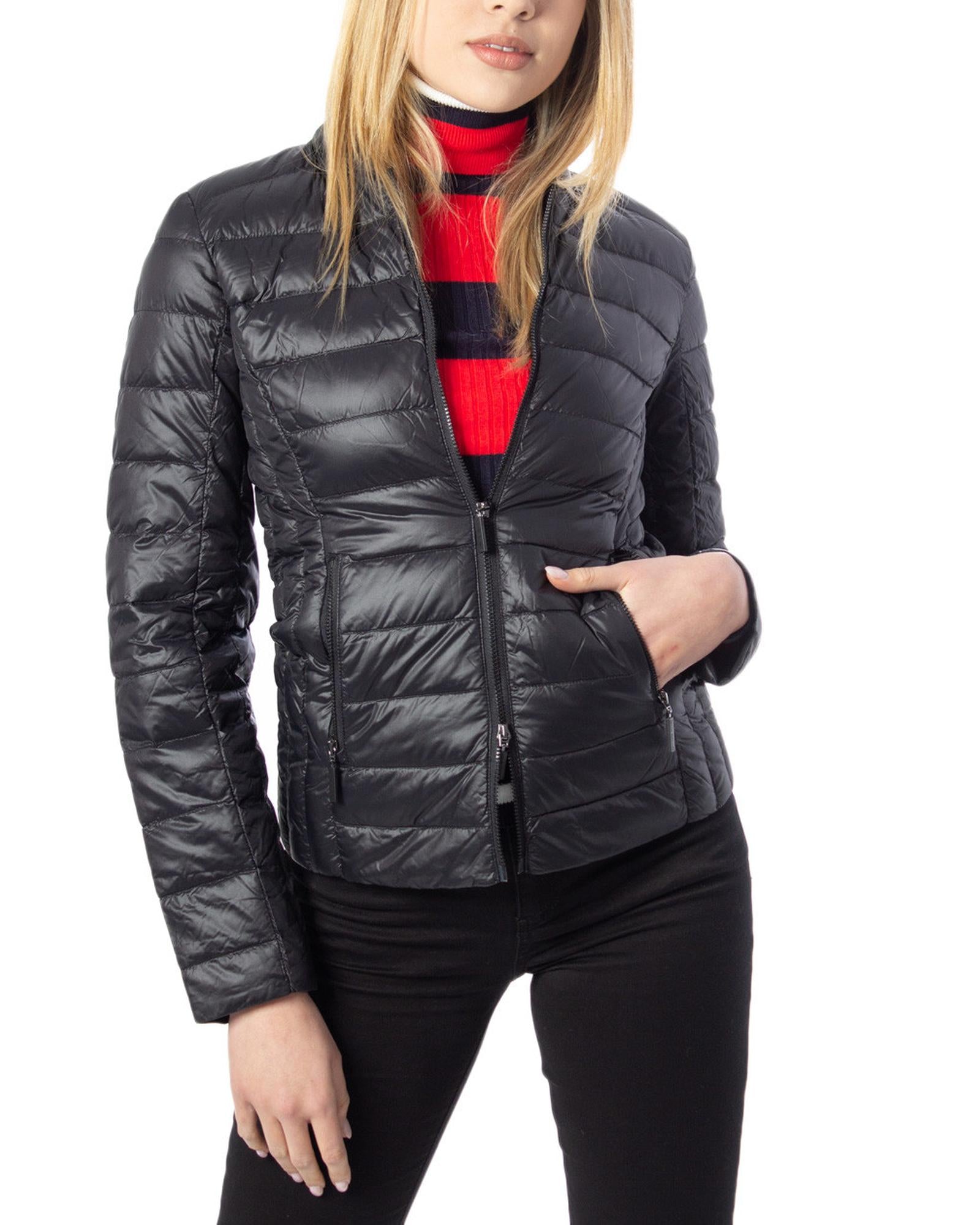 Armani Exchange Lightweight Down Jacket for Women Black