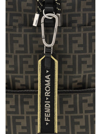 FENDI Fendi Men Superlight Ff Zucca Technical Fabric Backpack