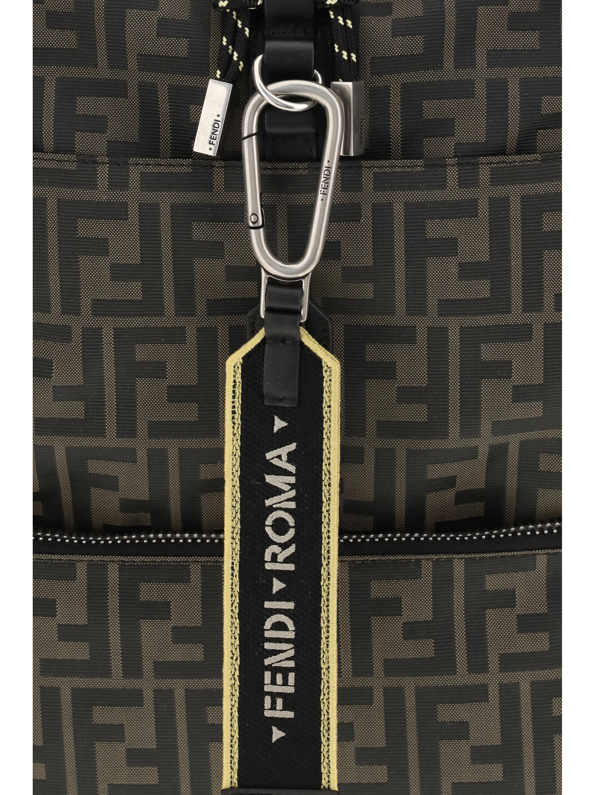 FENDI Fendi Men Superlight Ff Zucca Technical Fabric Backpack