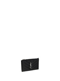Saint Laurent Women Leather Cardholder