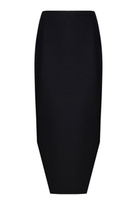Givenchy Front Kick Skirt_Black