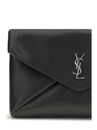 SAINT LAURENT Saint Laurent Men Cassandre Large Envelope Clutch Bag