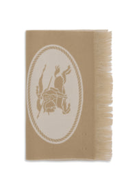 BURBERRY Burberry Men Logo Wool Scarf