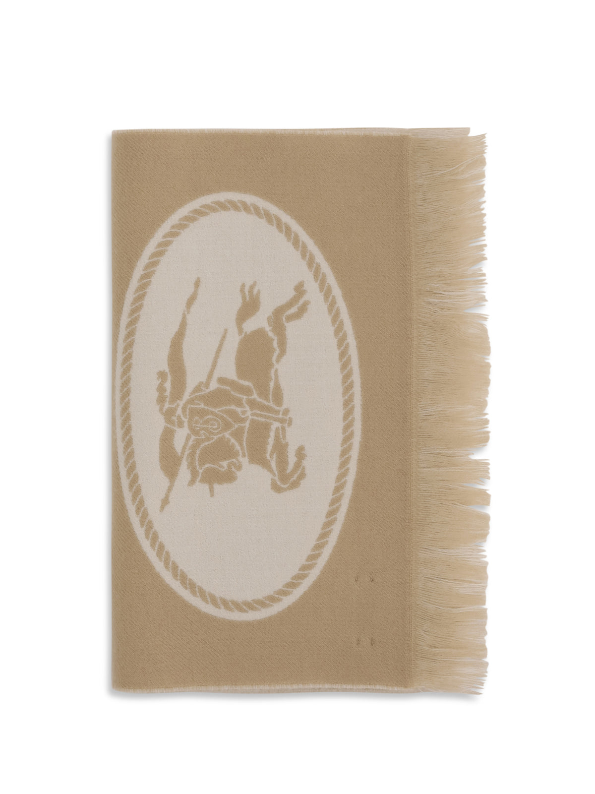 BURBERRY Burberry Men Logo Wool Scarf