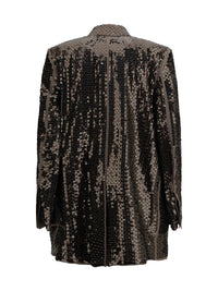 RICK OWENS Rick Owens Women Concordian Embroidered Single-Breasted Jacket