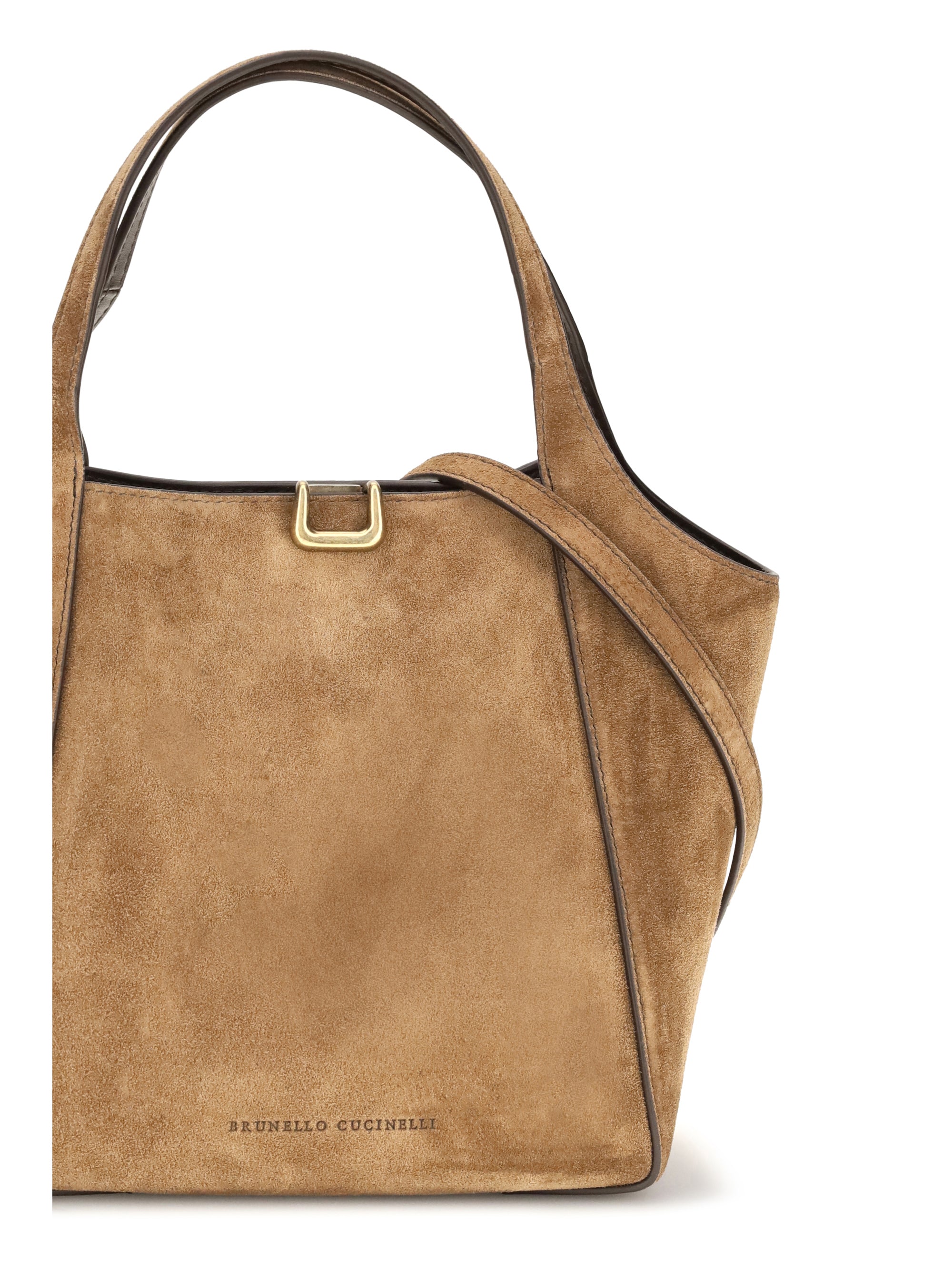BRUNELLO CUCINELLI Brunello Cucinelli Women Small Sartorial Suede Bucket Bag