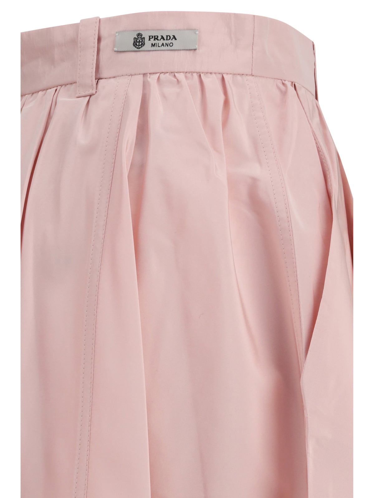 Prada Women Long Silk Skirt