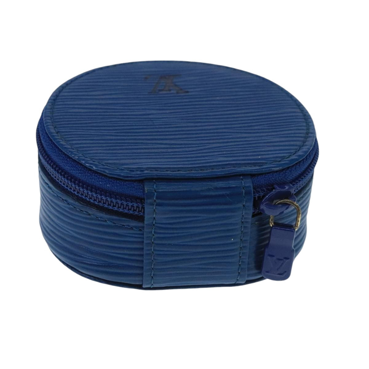 Louis Vuitton Ecrin Blue Leather Wallet  (Pre-Owned)
