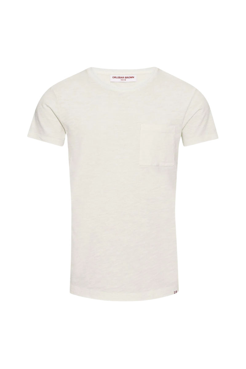 Orlebar Brown Ob Classic Tee Multistitch-277179-Sea Mist