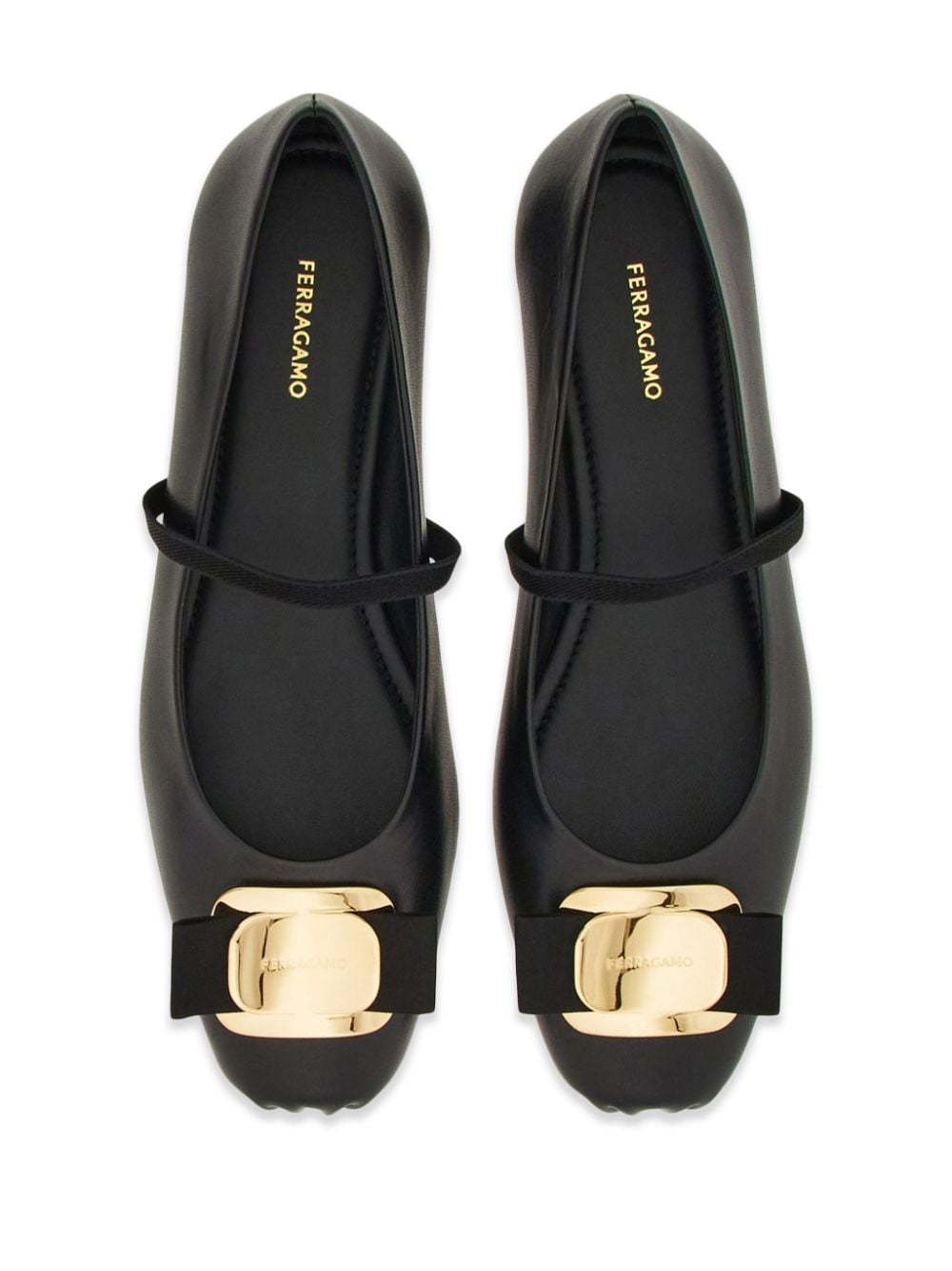 Ferragamo Women's Flat Shoes Black