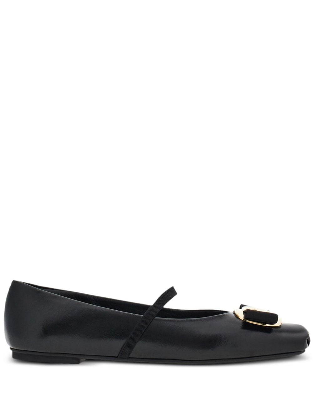 Ferragamo Women's Flat Shoes Black