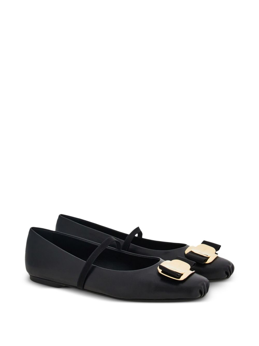 Ferragamo Women's Flat Shoes Black