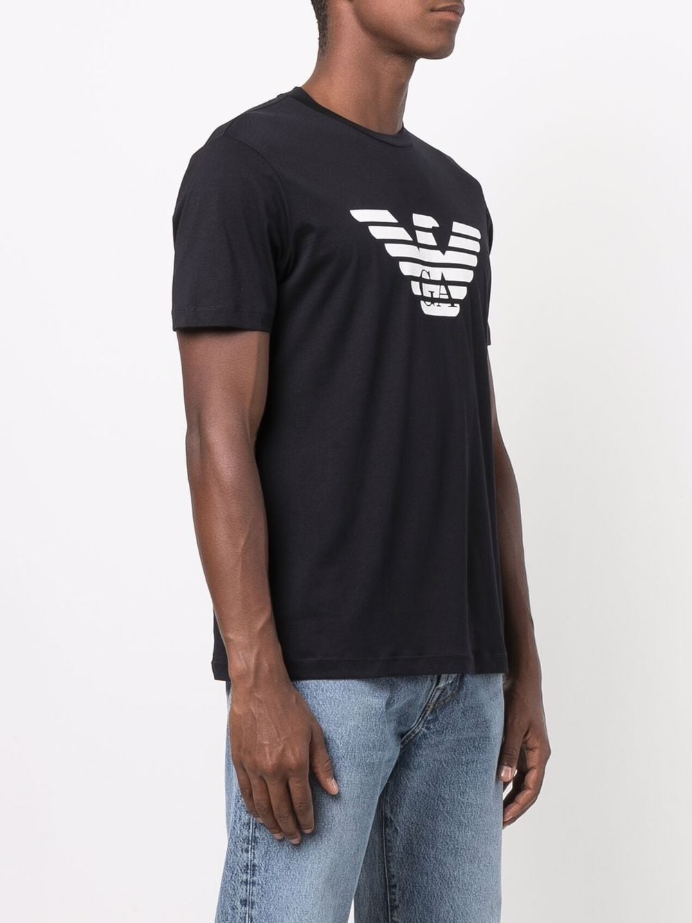 Emporio Armani Men's T-Shirts And Polos Blue