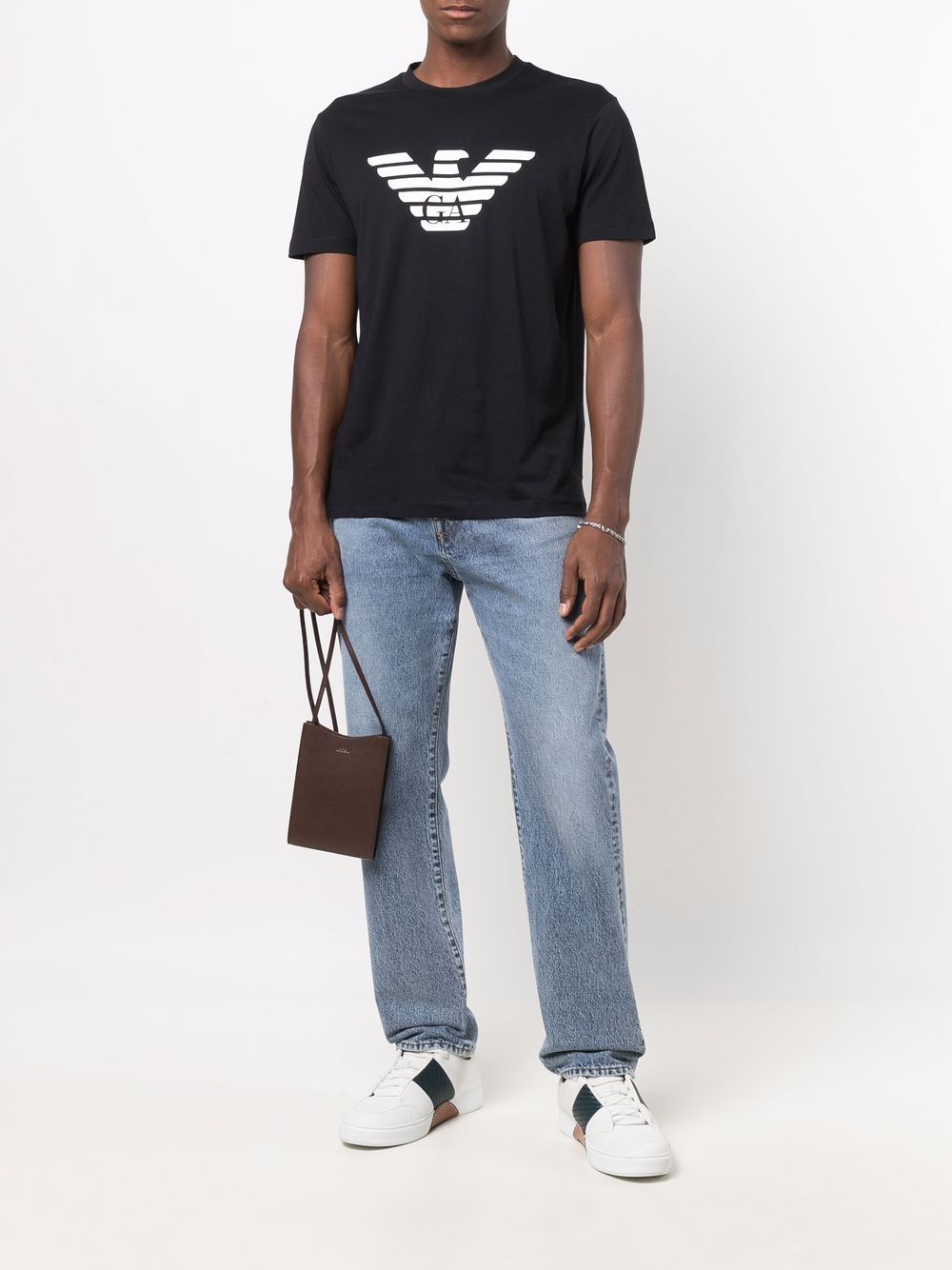 Emporio Armani Men's T-Shirts And Polos Blue