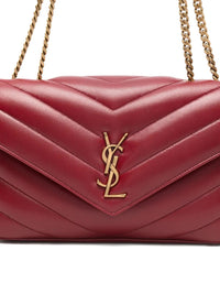 Saint Laurent Women Loulou Medium Bag In Matelassé Lambskin