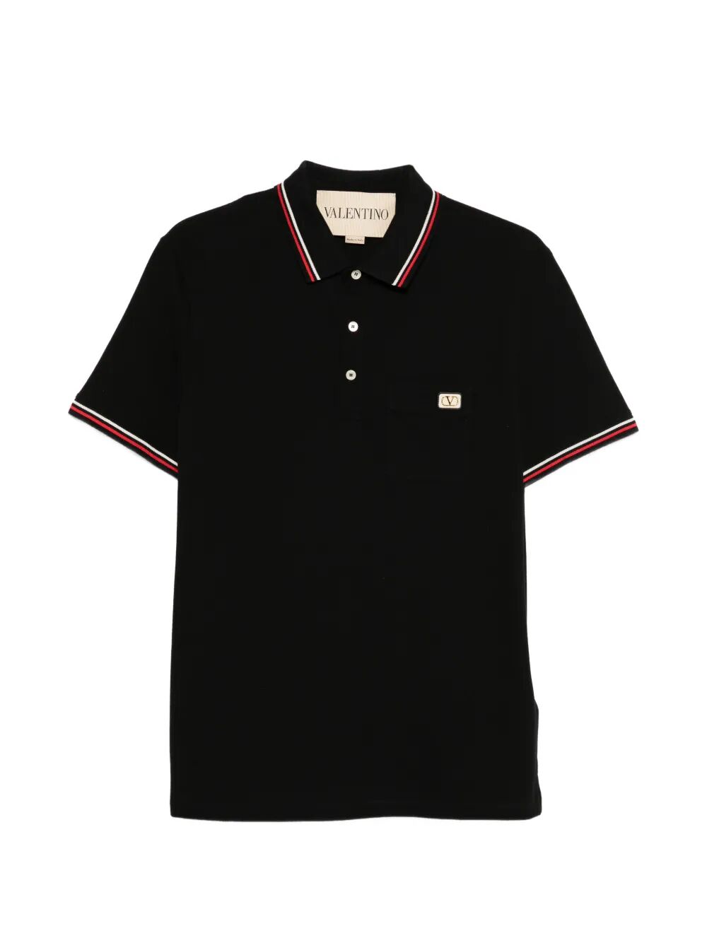 VALENTINO GARAVANI Cotton Piqué Polo Shirt With Vlogo Patch Women