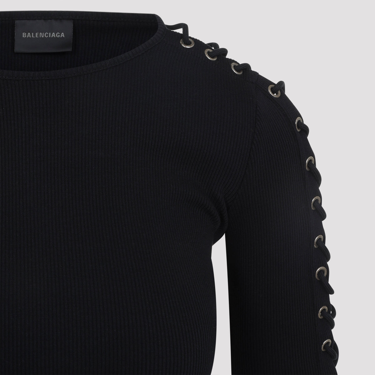 Balenciaga Lace-Up Mini Dress Women