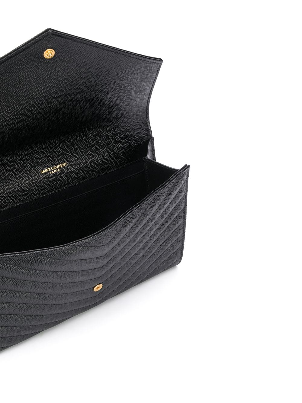 SAINT LAURENT Saint Laurent Women Cassandre Matelassé Flap Pouch In Grain De Poudre Leather