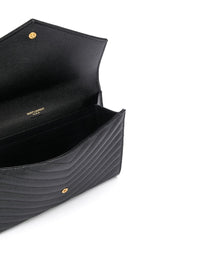 SAINT LAURENT Saint Laurent Women Cassandre Matelassé Flap Pouch In Grain De Poudre Leather