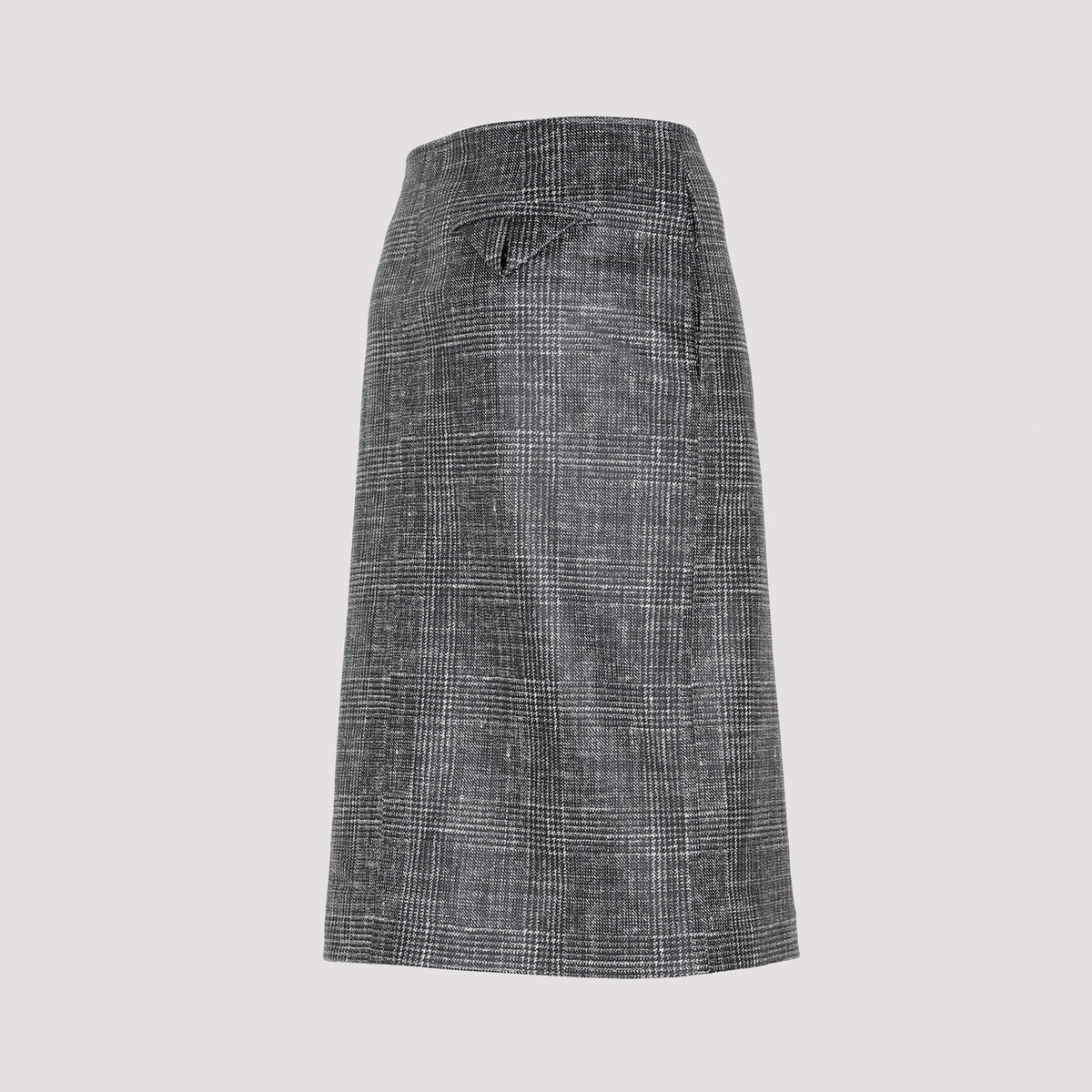 Bottega Veneta Printed Leather Midi Skirt Women
