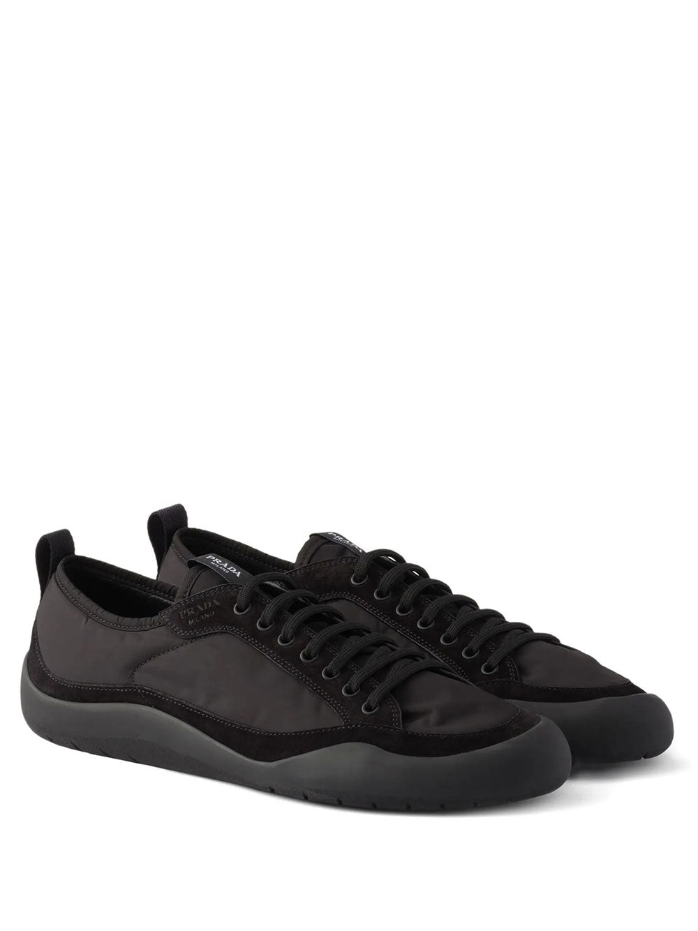 PRADA Prada Men Speedrock Re-Nylon And Suede Sneakers