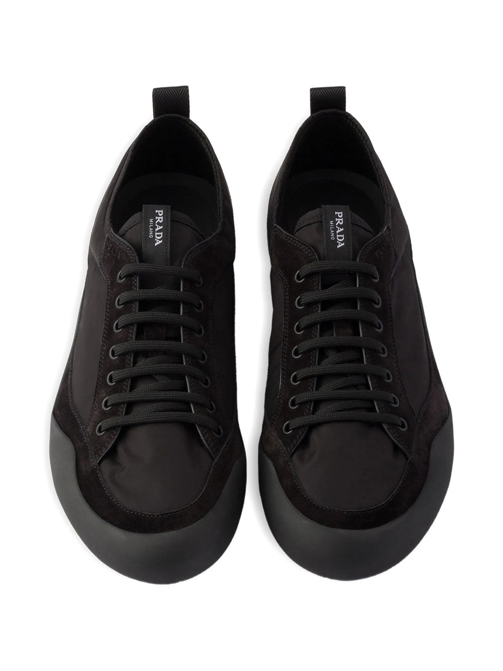 PRADA Prada Men Speedrock Re-Nylon And Suede Sneakers