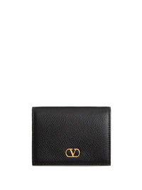 VALENTINO GARAVANI Vlogo Signature Grainy Leather Wallet Women